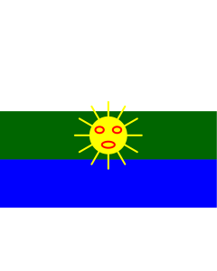 Flag: LasPiedrasFlag | Las Piedras, Puerto Rico | Piedras, Puerto Rico |  landscape flag | 1.35m² | 14.5sqft | 90x150cm | 3x5ft 
