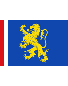Flag: Leeuwarden vlag 2014 |  landscape flag | 1.35m² | 14.5sqft | 90x150cm | 3x5ft 