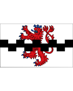 Flag: City of Leverkusen |  landscape flag | 1.35m² | 14.5sqft | 90x150cm | 3x5ft 