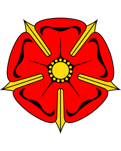 Flag: Lippische Rose |  1.35m² | 14.5sqft | 110x120cm | 45x45inch 