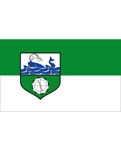 Flag: Municipality of List auf Sylt |  landscape flag | 1.35m² | 14.5sqft | 90x150cm | 3x5ft 