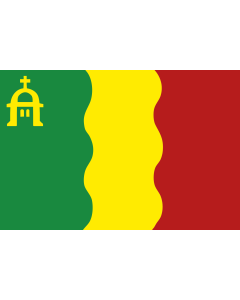 Flag: Municipality of Loíza, Puerto Rico |  landscape flag | 1.35m² | 14.5sqft | 90x150cm | 3x5ft 