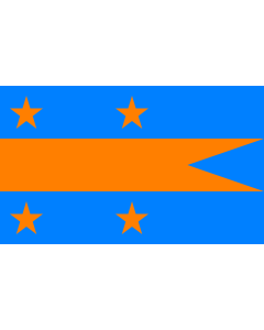 Flag: A proposed flag of Long Island |  landscape flag | 1.35m² | 14.5sqft | 90x150cm | 3x5ft 