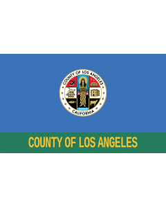 Flag: Los Angeles County — in Southern California |  landscape flag | 1.35m² | 14.5sqft | 90x150cm | 3x5ft 