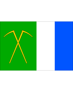 Flag: Loucna nad Desnou CZ |  landscape flag | 1.35m² | 14.5sqft | 90x150cm | 3x5ft 