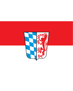 Flag: Lower Bavaria  Germany |  landscape flag | 1.35m² | 14.5sqft | 90x150cm | 3x5ft 
