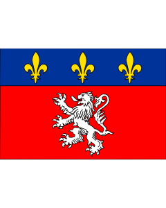 Flag: *Flag of Lyon |  landscape flag | 1.35m² | 14.5sqft | 90x150cm | 3x5ft 