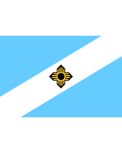 Flag: Previous flag of Madison |  landscape flag | 1.35m² | 14.5sqft | 90x150cm | 3x5ft 
