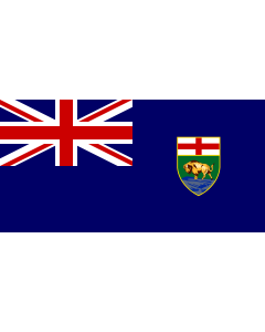 Flag: Manitoba  1905 |  landscape flag | 1.35m² | 14.5sqft | 80x160cm | 30x60inch 