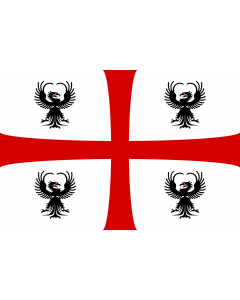 Flag: Mantua Flag 1575-1707  new | Duchy of Mantua  Mantova  1575-1707  i |  landscape flag | 1.35m² | 14.5sqft | 90x150cm | 3x5ft 