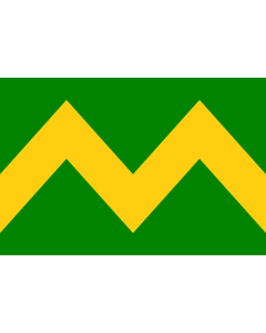 Flag: Maricao  municipality of Puerto Rico  - the colours |  landscape flag | 1.35m² | 14.5sqft | 90x150cm | 3x5ft 