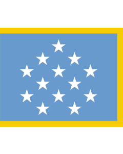 Flag: Medal of Honor with Gold Fringe |  landscape flag | 1.35m² | 14.5sqft | 100x130cm | 40x50inch 
