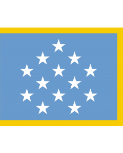 Flag: US Medal of Honor Flag with Gold Fringe |  landscape flag | 1.35m² | 14.5sqft | 100x130cm | 40x50inch 