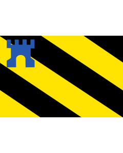 Flag: Medemblik | Gemeente nl Medemblik |  landscape flag | 1.35m² | 14.5sqft | 90x150cm | 3x5ft 