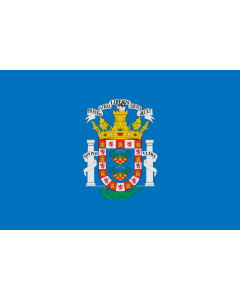 Flag: Melilla |  landscape flag | 1.35m² | 14.5sqft | 90x150cm | 3x5ft 