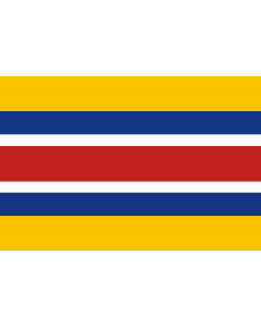 Flag: Mengjiang |  landscape flag | 1.35m² | 14.5sqft | 90x150cm | 3x5ft 