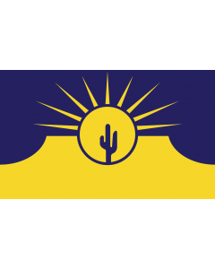 Flag: Mesa, Arizona |  landscape flag | 1.35m² | 14.5sqft | 90x150cm | 3x5ft 