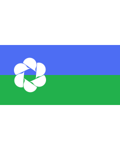 Flag: Former region of Metropolitan Toronto  1954-1998 |  landscape flag | 1.35m² | 14.5sqft | 80x160cm | 30x60inch 