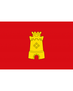 Flag: Middelburg vlag | Dutch municipality of Middelburg |  landscape flag | 1.35m² | 14.5sqft | 90x150cm | 3x5ft 