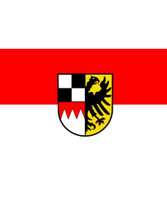 Flag: Middle Franconia |  landscape flag | 1.35m² | 14.5sqft | 90x150cm | 3x5ft 