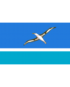 Flag: Midway Islands  local |  landscape flag | 1.35m² | 14.5sqft | 90x150cm | 3x5ft 
