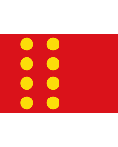 Flag: Montcada i Reixac | Moncada y Reixach  España  Bandera apaisada | Montcada i Reixac  Espanya  Bandera apaïsada de proporcions dos d alt per tres de llarg |  landscape flag | 1.35m² | 14.5sqft | 90x150cm | 3x5ft 