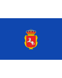 Flag: Morón de la Frontera, Seville, Spain |  landscape flag | 1.35m² | 14.5sqft | 90x150cm | 3x5ft 