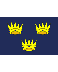 Flag: Munster |  landscape flag | 1.35m² | 14.5sqft | 90x150cm | 3x5ft 