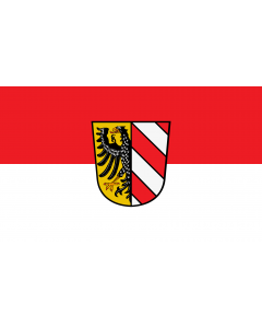 Flag: Nuremberg |  landscape flag | 1.35m² | 14.5sqft | 90x150cm | 3x5ft 