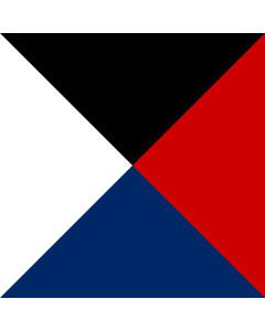 Flag: Nahuas according the cardinal points colours as north  black/tezcatlipoca |  1.35m² | 14.5sqft | 120x120cm | 45x45inch 