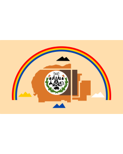 Flag: Navajo Nation |  landscape flag | 2.16m² | 23sqft | 120x180cm | 4x6ft 