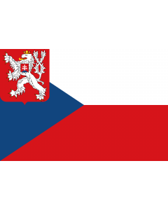 Flag: Naval Ensign of Czechoslovakia 1935-1939 1945-1955 |  landscape flag | 1.35m² | 14.5sqft | 90x150cm | 3x5ft 