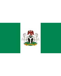 Flag: State flag of the Federal Republic of Nigeria |  landscape flag | 1.35m² | 14.5sqft | 80x160cm | 30x60inch 