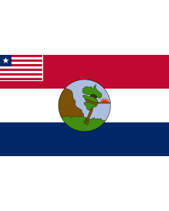 Flag: Liberian County of Nimba |  landscape flag | 1.35m² | 14.5sqft | 90x150cm | 3x5ft 