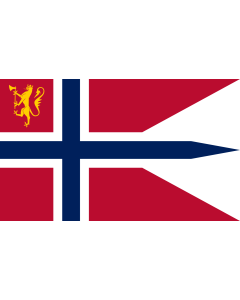 Flag: Norwegian Chief of Defence. Based on |  landscape flag | 1.35m² | 14.5sqft | 90x150cm | 3x5ft 