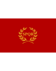 Flag: Nova Roma | A logo owned by Nova Roma for Nova Roma |  landscape flag | 1.35m² | 14.5sqft | 90x150cm | 3x5ft 
