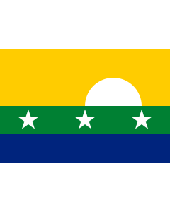 Flag: Nueva Esparta | Nueva Esparta, integrante de Venezuela |  landscape flag | 1.35m² | 14.5sqft | 90x150cm | 3x5ft 
