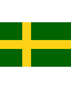 Flag: Oland | A private flag ascribed the Swedish island province Öland |  landscape flag | 1.35m² | 14.5sqft | 90x150cm | 3x5ft 
