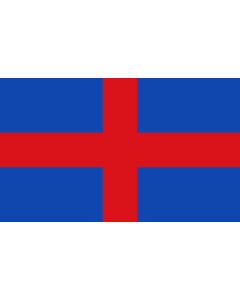 Flag: Oldenburg  St. George Cross | State flag of Oldenburg  1774-1871 Civil flag of Oldenburg  1919–1934 |  landscape flag | 1.35m² | 14.5sqft | 90x150cm | 3x5ft 