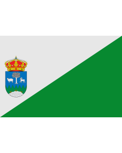 Flag: Olula de Castro Almería province - Spain |  landscape flag | 1.35m² | 14.5sqft | 90x150cm | 3x5ft 