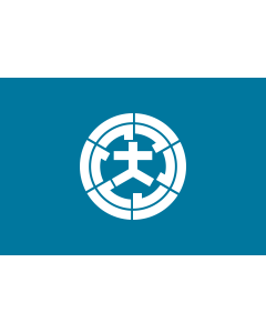Flag: Omura, Nagasaki |  landscape flag | 1.35m² | 14.5sqft | 90x150cm | 3x5ft 