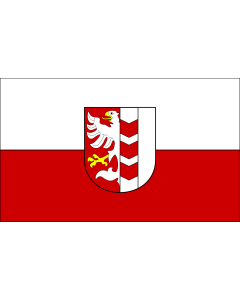 Flag: Opava |  landscape flag | 1.35m² | 14.5sqft | 90x150cm | 3x5ft 