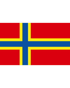 Flag: Orkney county | The county en flag of Orkney |  landscape flag | 1.35m² | 14.5sqft | 90x150cm | 3x5ft 