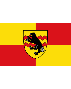 Flag: Municipality of Ostbevern |  landscape flag | 1.35m² | 14.5sqft | 90x150cm | 3x5ft 