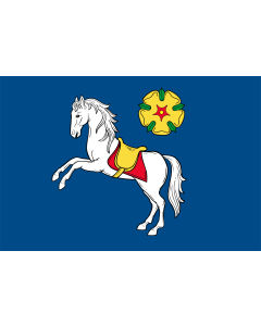 Flag: Ostrava  CZ |  landscape flag | 1.35m² | 14.5sqft | 90x150cm | 3x5ft 