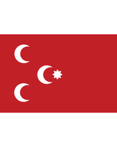 Flag: The Ottoman flag in Empire Total War |  landscape flag | 1.35m² | 14.5sqft | 90x150cm | 3x5ft 
