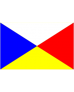 Flag: P&O-house | House flag of the former Peninsular and Oriental Steam Navigation Company |  landscape flag | 1.35m² | 14.5sqft | 90x150cm | 3x5ft 