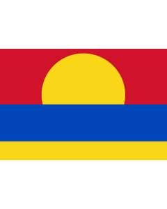 Flag: Proposed flag of Palmyra Atoll |  landscape flag | 1.35m² | 14.5sqft | 90x150cm | 3x5ft 