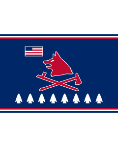 Flag: Pawnee | Pawnee Nation |  landscape flag | 1.35m² | 14.5sqft | 90x150cm | 3x5ft 