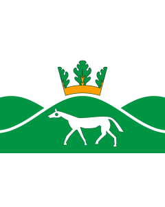 Flag: Pewsey village | The village flag of en Pewsey in Wiltshire |  landscape flag | 1.35m² | 14.5sqft | 90x150cm | 3x5ft 